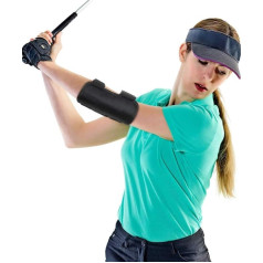 Golf Swing Training Aid, Golf Swing Trainer, Straight Arm Golf Training Aid and Tik-Tok Sound Notifications, Golf Swing Posture Correction Holder for Beginners