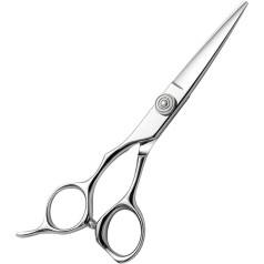 Aolanduo Left 5.5 Inch Pro Hair Scissors - High End AICHI Steel Handmade Hair Cutting Scissors - Razor Edge/Offset Design/Pro Ergonomic for Salon