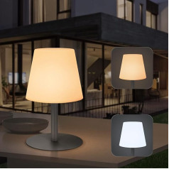 FUYO LED galda lampa āra Dimmable uzlādējama galda lampa ar silti baltu gaismu Ūdensizturīga IP44 akumulatora lampa iekštelpām Āra Dārza Dārza guļamistaba Kempinga mājas dekorēšanai