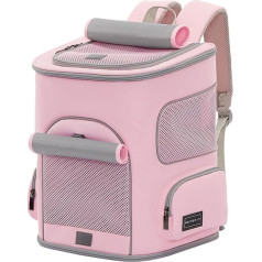 PETSFIT Haustier-Rucksack für kleine Hunde und Katzen, Rosa