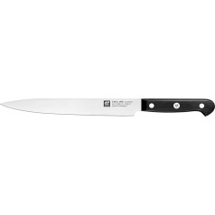 ZWILLING Gourmet Fleischmesser, 20 cm, Rostfreier Spezialstahl, Ergonomischer Kunststoff-Griff, Schwarz - Ražots Vācijā