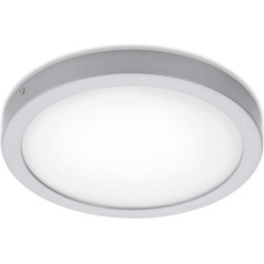 Briloner LED Deckenleuchte 7141-414 Lukturītis ar neitrālu gaismu, 21 Watt, 2.000 lūmenu, 4.000 Kelvīnu, hroma matēts, Ø 30