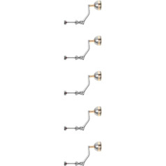 Amosfun 5st Angelrollenwippe Angelrollengriff Rollengriffumbau Rollengriffe Rollengriff Griffteil Schwere Griffe Angelrolle Griff Ersetzen Aluminiumlegierung Angelzubehör Rotieren Drehbar