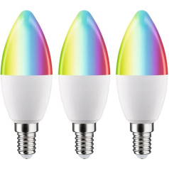 Paulmann 29152 Standard 230 V Smart Home Zigbee LED spuldze E14 3 x 470 lm 3 x 5 W RGBW+ Dimmable Matt Light Bulb