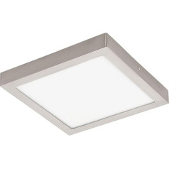 EGLO connect LED Deckenleuchte Fueva-C, Smart Home Deckenlampe, Materiāls: Materiāls: Metallguss, Kunststoff, Farbe: D: 30x30 cm, dimmbar, Weißtöne und Farben einstellbar, D: 30x30 cm, dimmbar, Weißtöne und Farben einstellbar