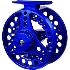 Fliegenfischerrad, Angelrolle Fly 3/4 5/6 7/8 AluminiumlegierungManualLightweight 2+1BB Bearing Fly Fishing Reel HandSpinning WheelFly Angelrolle Angelzubehör (Color : Blue7 8)