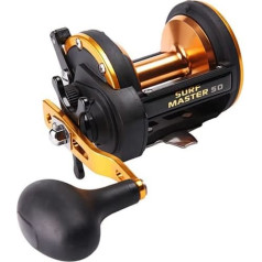 Starke Trolling Angelrolle Bait Casting Drum Wheel Rechte Seeboot Angelrolle für Salzwasser