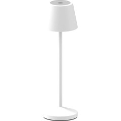 Lumisky EMILY bezvadu LED galda lampa, silti balta, aptumšojama, augstums 20 cm, balta