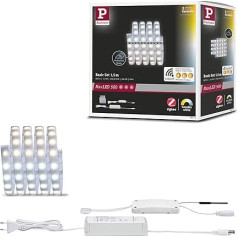 Paulmann 78871 LED sloksnes pamatnes komplekts ar kontaktdakšu 230 V 1,5 m silti balts