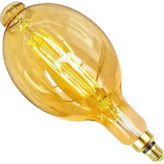 TIANFAN Antique LED spuldzes Gigant dekoratīvā apgaismojuma spuldze 8 W Dimmable E27 Base 220 / 240 V 600 Lumen Super Yellow Warm (BT180)