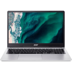 Acer Chromebook 315 (CB315-4H-C5LT) klēpjdators, 15,6 collu FHD displejs, Intel Celeron N4500, 8 GB RAM, 128 GB eMMC, Intel UHD Graphics, Google ChromeOS, sudrabots