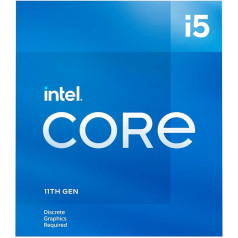 Настольный процессор Intel Core i5-11400F 11-го поколения (базовая тактовая частота: 2,6 ГГц, Tuboboost: 4,4 ГГц, 6 ядер, LGA1200) BX8070811400F