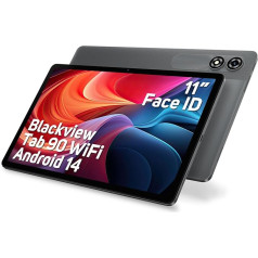 Blackview Tab90 WiFi Android 14 Tablet 11 Zoll,12GB RAM 128GB Speicherplatz(2TB TF),Liels displejs Widevide L1,Octa-core T606, 8200mAh akumulators,5G WiFi,Dual Kamera 13MP+8MP,GMS,BT 5.0