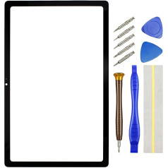 Double Sure Tablet Repair Broken Glass Screen Replacement for Samsung Galaxy Tab A7 10.4 (2020) SM-T500 with 10.4 Inch Black, ieskaitot demontāžas instrumentus