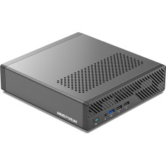 MINIS FORUM MS-01 Mini darbstacija Intel Core i9-13900H (vPro Enterprise atbalsts) Mini PC, 2X 10Gbps SFP+/2X 2.5G RJ45/2x USB4/HDIM/1x PCIe4.0x16 slots/atbalsta 3X M.2 2280/22110/U.2 SSD, pieejams RAM/SSD