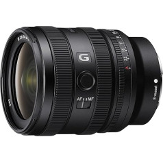 Sony SEL24-50G F2.8 kompakts standarta tālummaiņas objektīvs, G objektīvs, ļoti ass, ātra automātiskā fokusēšana, ideāli piemērots filmām, atbalsta iekšējo stabilizāciju, ideāli piemērots kardāniem un droniem (SEL2450G)