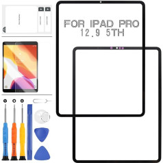 Saderīgs iPad Pro 12.9 5. paaudzes rezerves ekrāns Saderīgs iPad Pro 12.9 5. paaudzes 2021 priekšējam stiklam A2379 A2461 A2461 A2462 stikla paneļa remonta komplektiem (neskaitot displeja un digitera)