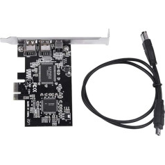 Regun PCI-E PCI Express FireWire 1394a IEEE 1394 Controller karte ar Firewire kabeli