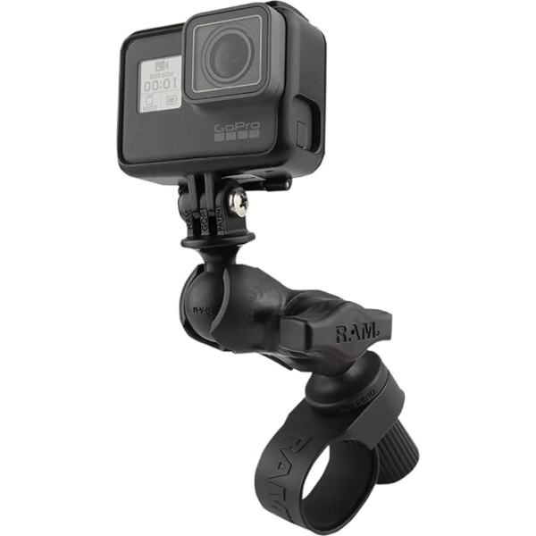 RAM MOUNTS Tough-Strap stiprinājums uz stūres GoPro un citām rīcības kamerām RAP-B-460-A-GOP1U velosipēda stūrei