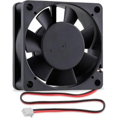 60 mm Fan 60 mm Case Fan 60 x 20 mm Computer Fan 6020 12 V PC Fan 4500 rpm DC Brushless Fan for Ventilation Fan Replacement DIY Cooling