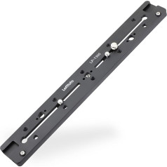 LEFTFOTO 300mm Dovetail Slide Rail Arca Swiss Type Quick Release Plate with Hole for ARRI with More 1/4