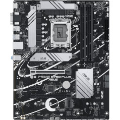 ASUS Prime B760-PLUS Intel B760 (13-е и 12-е поколение) LGA1700 ATX Материнская плата PCIe 5.0, DDR5, 3X PCIe 4.0 M.2 слота, 2,5 ГБ LAN, DP, HDMI, USB 3.2 Gen 2x2 Type-C, Front USB 3.2 Gen 1 Type-C,