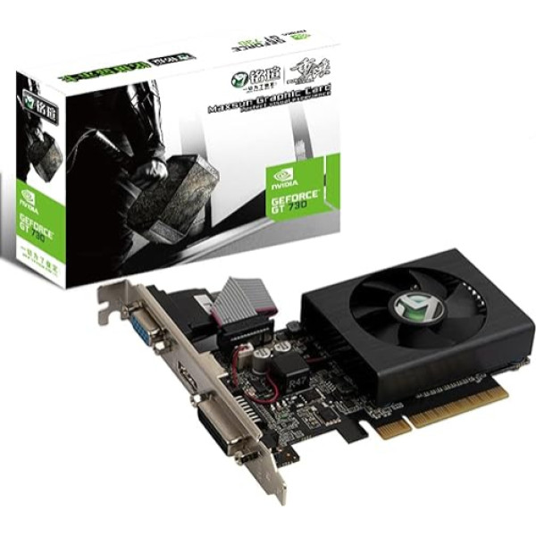 maxsun Grafiskā karte GeForce GT 730 2GB Low Profile Ready Computer Grafiskā karte GPU für ITX SFF Computer PC HDPC HDMI, VGA, DVI