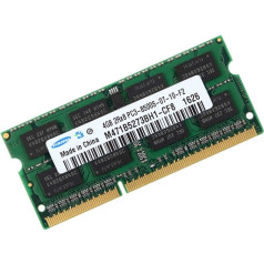 Samsung 3rd 4GB DDR3 1066 MHz (PC3 8500) SO-DIMM RAM atmiņas komplekts (Apple un PC)