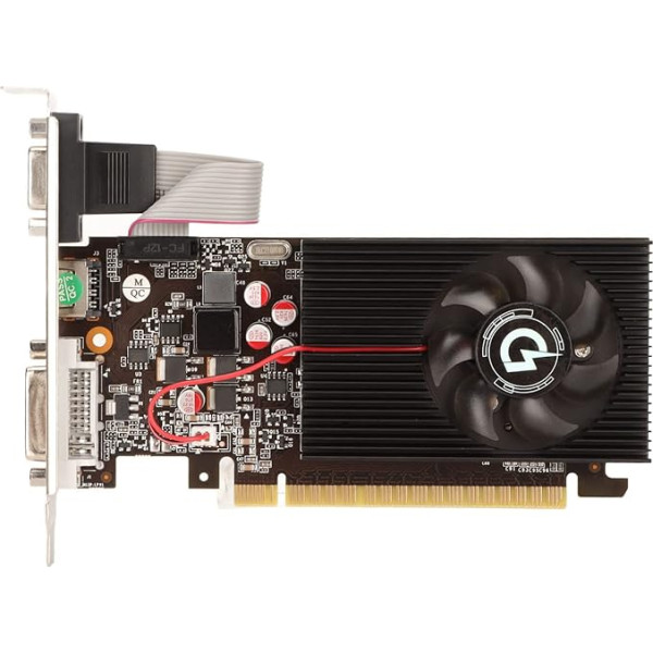 Cuifati GT730 4GB GDDR3 Gaming Graphics Card Desktop Computer Graphics Card with Single Fan VGA HDMI DVI PCIE 1.1 128Bit 700MHz for GF108 40Nm Integrated Cooling Module on PCB