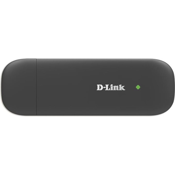 D-Link DWM-222 4G LTE USB adapteris (USB-Anschluss, 4G/LTE/3G, HSPA+, 150 Mb/s lejupielādes un 50 Mb/s augšupielāde), melns/antracīts