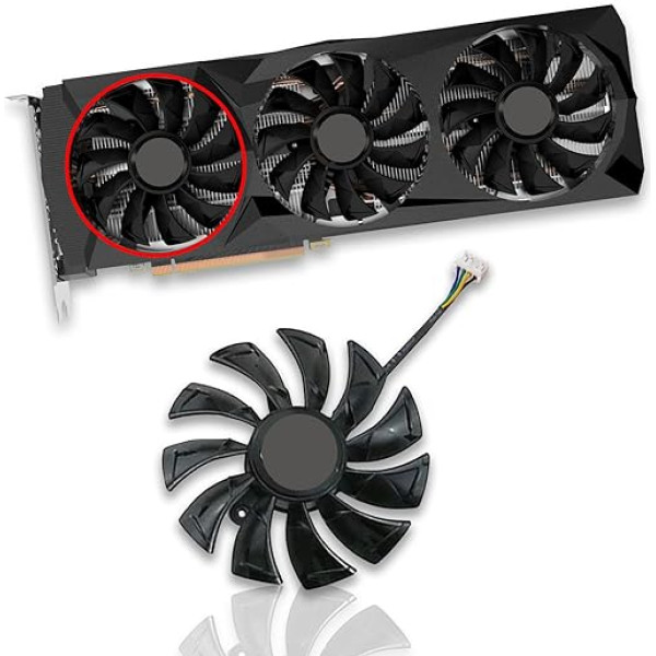 Dotodo 87 mm GA92S2U DC12V 0.46A 4PIN grafiskās kartes dzesēšanas ventilators ZOTAC GeForce RTX 2080 RTX 2080 Ti AMP Edition ventilators A