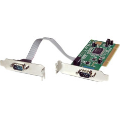 StarTech.com 2 portu PCI zema profila RS232 sērijveida adaptera karte ar 16550 UART PCI2S550_LP