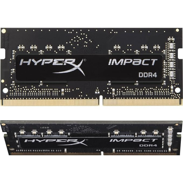 Kingston Fury Impact 16 (2x8GB) 3200MHz DDR4 CL20 atmiņas komplekts portatīvajiem datoriem ar 2 KF432S20IBK2/16