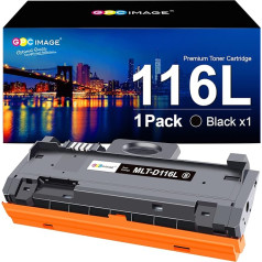 GPC IMAGE MLT-D116L Patronen Kompatibel für Samsung D116L MLT-D116L Toner für Samsung Xpress SL M2885FW M2825ND M2675FN M2625D M2875FD M2835DW M2875FW M2825DW M2825 M2885 M2875 M2825DW(1 Schwarz)