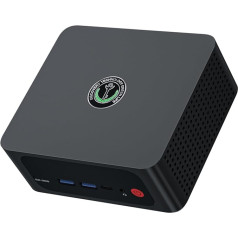 TRIGKEY Mini PC AMD Ryzen 5 6600H (līdz 4,5 GHz, 6C/12T), 16 GB DDR5 RAM + 500 GB ROM SSD PCIe 4.0/HDMI/DP/Type-C/WiFi 6/BT5.2