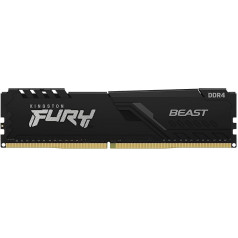 Kingston FURY Beast 8GB 3200MHz DDR4 CL16 galddatora atmiņa, viens modulis KF432C16BB/8