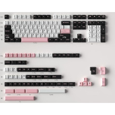 Sumgsn 169 taustiņi Double Shot Keycaps Cherry Profile Olivia Keycaps Fits 61/64/87/104/108 Cherry Mx Switches ISO ANSI Layout Mehāniskā tastatūra