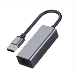 USB 3.0 uz Ethernet,2,5 GBase-T USB 3.0 tīkla adapteris RTL8156B 2500/1000/100 Mbps USB 3.1 Gigabit Ethernet karte RJ45 LAN kontrolieris klēpjdatoram un galddatoram