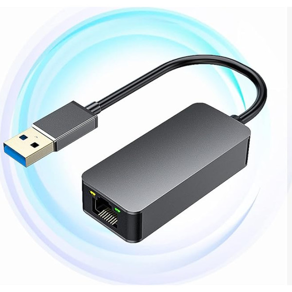 USB Ethernet адаптер, ZVO USB 3.0 к RJ45 LAN адаптер, 10/100/1000/2500Mbps Gigabit Ethernet адаптер, USB 3.0 сетевой адаптер для ноутбука, ПК, Mac OS, Windows 10/8/7/XP