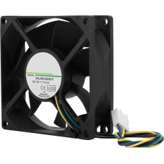 KIMISS Silent 80Mm 4 Pin CPU Cooling Fan Cooler Master Fa08025M12Lpa Shlf0812Khe 11 DC12V 0.41A 8cm 4 Pin PWM Temperature Controller Case Fan