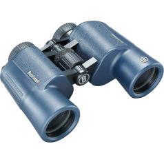 Bushnell - H2O 2 - Бинокль - 8x42 темно-синий Porro - Полностью многослойное покрытие - Водонепроницаемость/антитуман - Поворотные наглазники - Водный сп