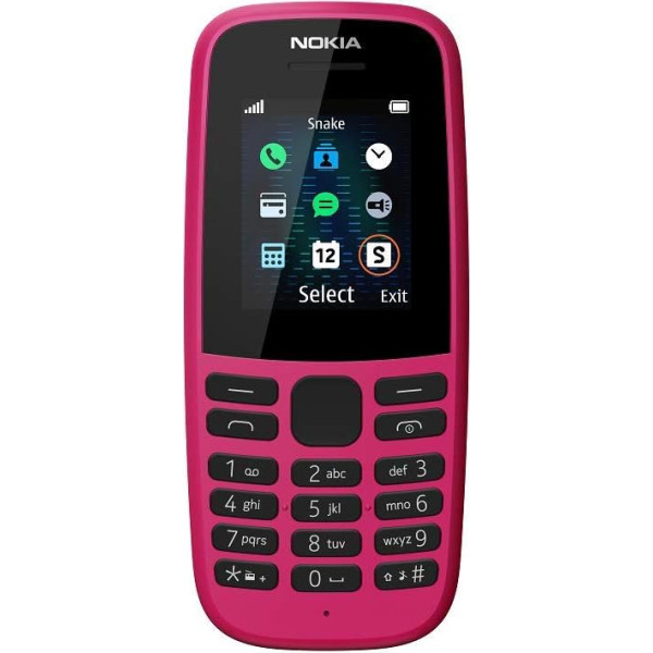 Nokia 105-2019 Dual SIM rozā (TA-1174)