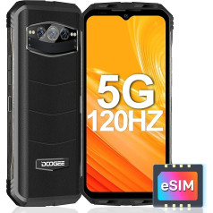 DOOGEE V30 (2023) ESIM 5G āra mobilais tālrunis bez līguma, 15GB + 256GB Dimensity 900, 108MP + 20MP Night Vision āra viedtālrunis Android 12 6,58 collu FHD+ 120Hz, 10800mAh 66W Quick Charge