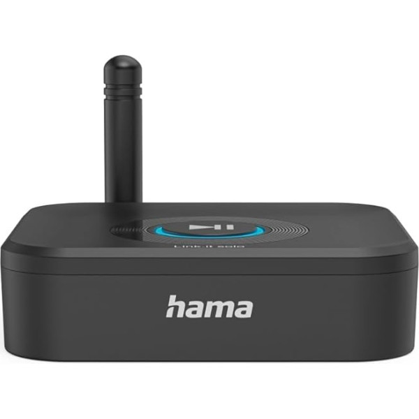 Hama Bluetooth adapteris stereo sistēmai un skaļruņiem (Bluetooth uztvērējs Aux savienojums ar 3,5 mm ligzdu, USB-A - USB-C, MicroSD ligzda, savienojums automašīnā ar diviem mobilajiem tālruņiem/tabletiem u. c.)