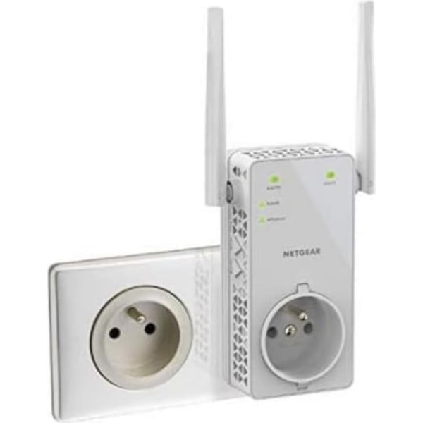 Netgear Repeater Wifi AC 1200 Mbps Dual Band - Uzlabo jūsu WiFi - Saderīgs ar visām interneta kastēm - Ātra uzstādīšana - Iespējams piekļuves punkta režīms