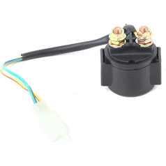 Keenso motociklu startera solenoīda slēdzis, ATV 12V startera releja solenoīda magnētiskais slēdzis startera motora ieslēgšanas/izslēgšanas slēdzis GY6 motorollerim, mopēdam, ATV 50cc 125cc 150cc