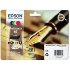 Epson C13T16264012 (16) Tintenpatronen, Multipack, 175 zīmes + 3 x 165 zīmes, 1 x 5,4 ml + 3 x 3,1 ml, 4 Stück