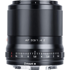 VILTROX 33 mm F1.4 Z-Mount objektīvs APS-C autofokusa liela atvēruma galvenais objektīvs Platleņķa objektīvs Atbalsta acs AF objektīvs Saderīgs ar Nikon bezspoguļa kameru Zfc modeli Z5 Z6 Z7 Z7 Z50 Z6Ⅱ Z7Ⅱ