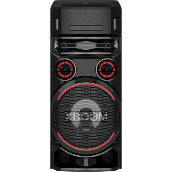 LG XBOOM ON7 Party skaļrunis, Onebody skaņas sistēma (Bluetooth, DJ un karaoke funkcija), melns [2020. gada modelis]