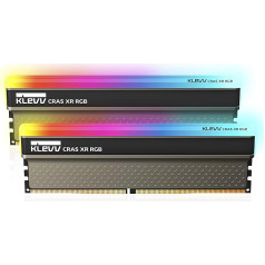 KLEVV CRAS XR RGB 16GB Kit (8GB x2) 4000MT/s spēļu atmiņa DDR4-RAM XMP 2.0 Extreme Performance Overclocking